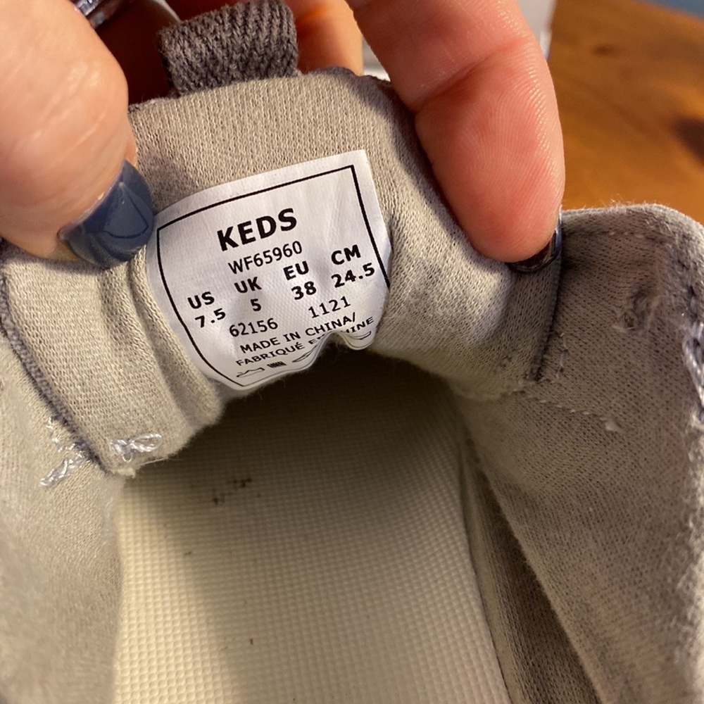 Keds Kickback Canvas EUC size 7.5 - Picture 6 of 8